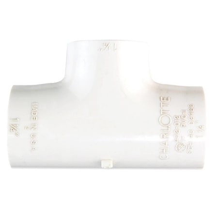 Charlotte Pipe And Foundry PVC24011200 1.25 in. SST PVC Tee 4211637